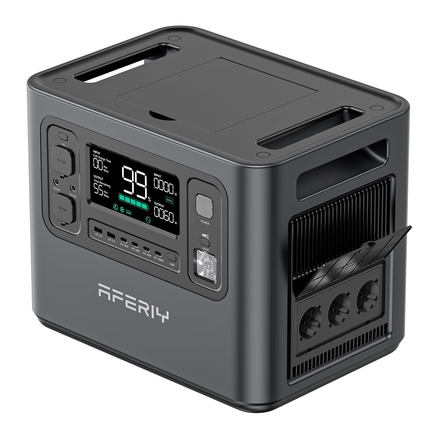 AFERIY P210 Station D'énergie Portable | 2400W 2048Wh