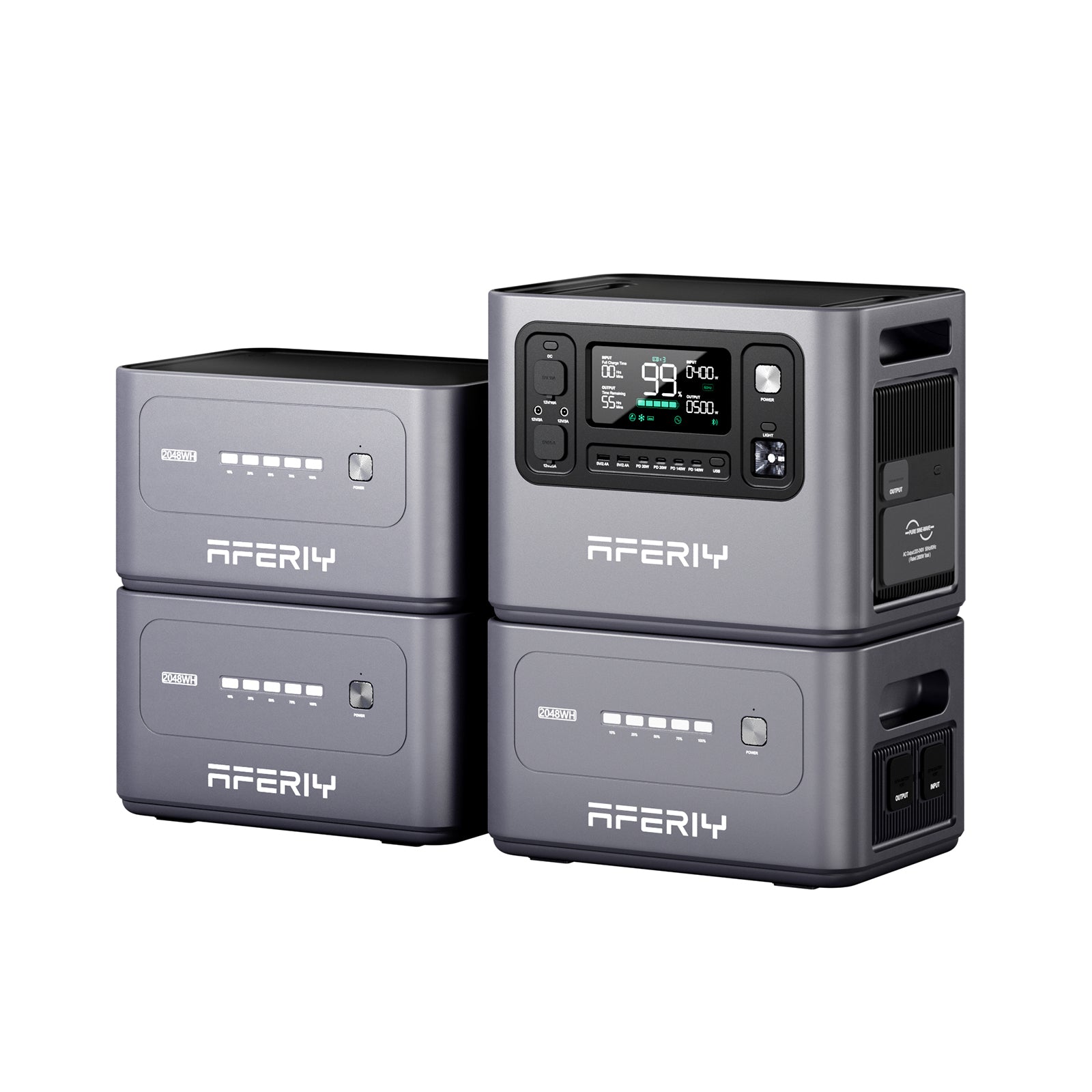 AFERIY P280 Station D'énergie Portable une Capacité D'extension | 2800W 2048Wh - 10240Wh