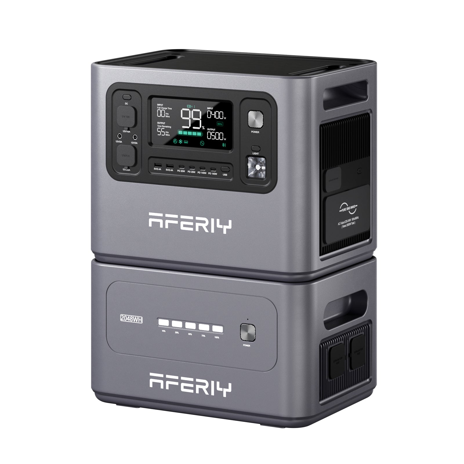 AFERIY P280 Station D'énergie Portable une Capacité D'extension | 2800W 2048Wh - 10240Wh