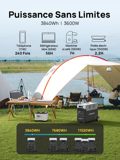 AFERIY P310 3600W Générateur Solaire une Capacité D'extension