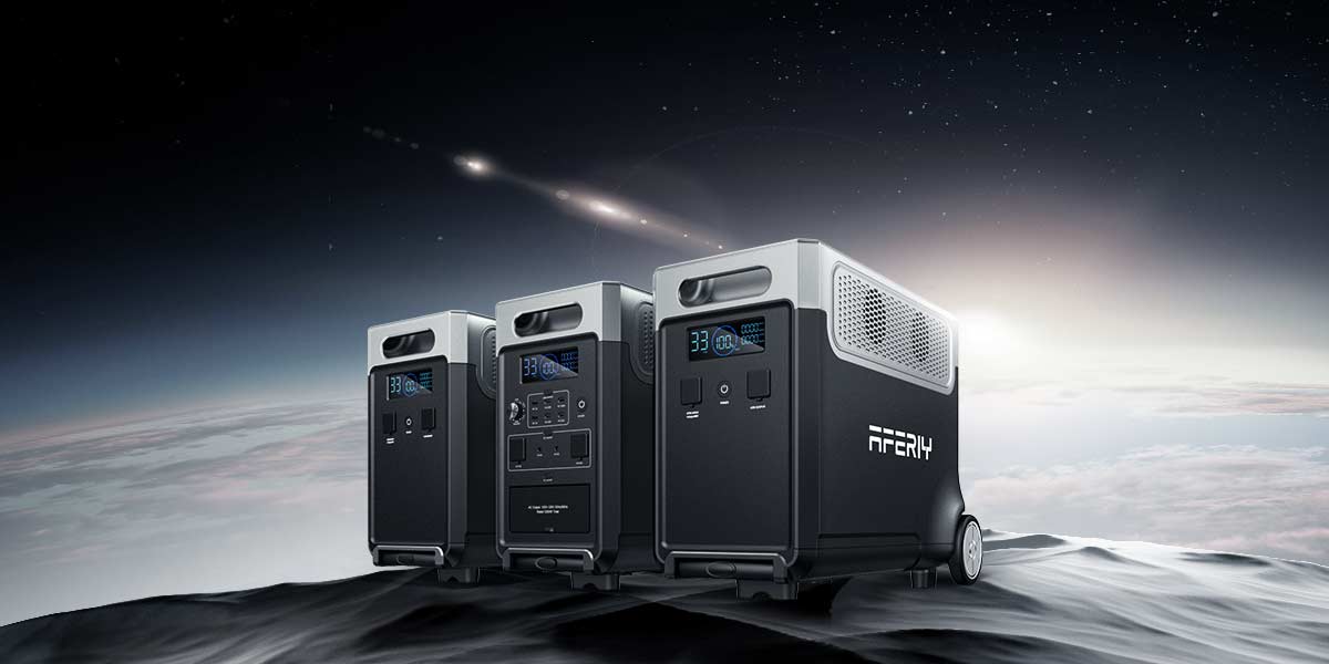 AFERIY P310 3600W Kit Générateur Solaire avec Batterie d’Extension 3840Wh