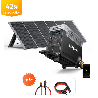 AFERIY P310 3600W Générateur Solaire une Capacité D'extension