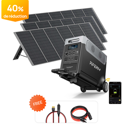 AFERIY P310 3600W Générateur Solaire une Capacité D'extension