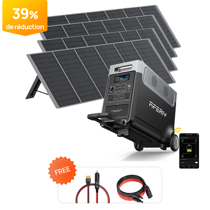 AFERIY P310 3600W Générateur Solaire une Capacité D'extension