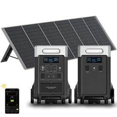 AFERIY P310 3600W Kit Générateur Solaire avec Batterie d’Extension 3840Wh