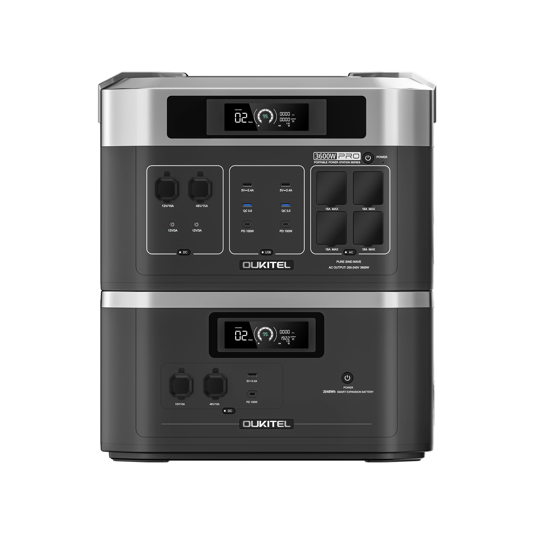 OUKITEL BP2000E PRO Portable Power Station 3600W
