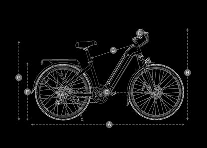 DYU C1 26 Inch City Electric Bike