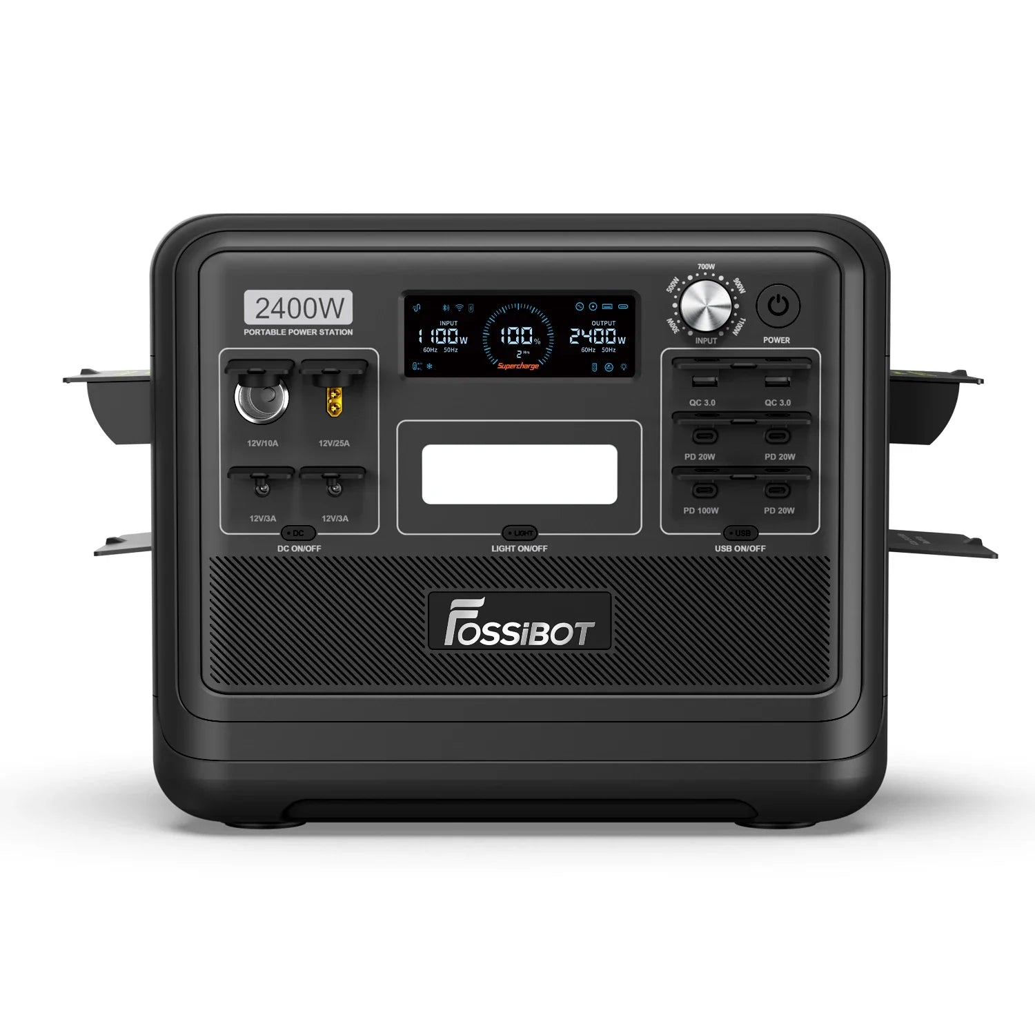 FOSSiBOT F2400 Station d'énergie portable | 2 400 W 2 048 Wh