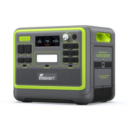 FOSSiBOT F2400 Station d'énergie portable | 2 400 W 2 048 Wh