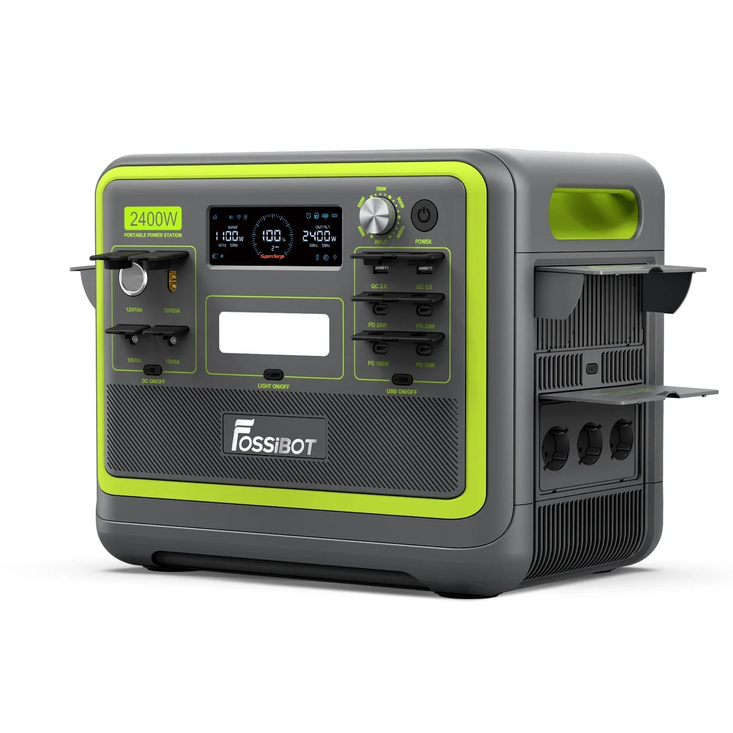 FOSSiBOT F2400 Station d'énergie portable | 2 400 W 2 048 Wh