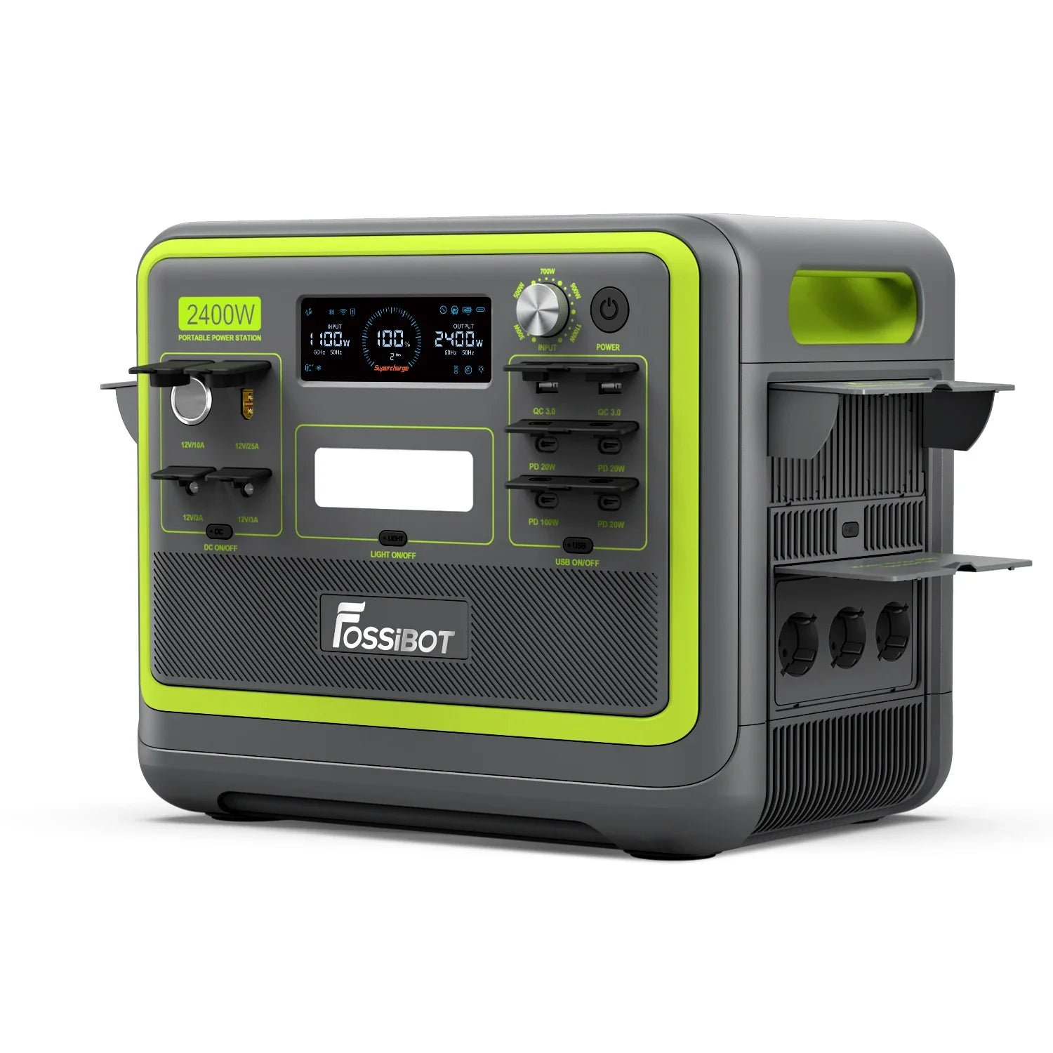FOSSiBOT F2400 Station d'énergie portable | 2 400 W 2 048 Wh