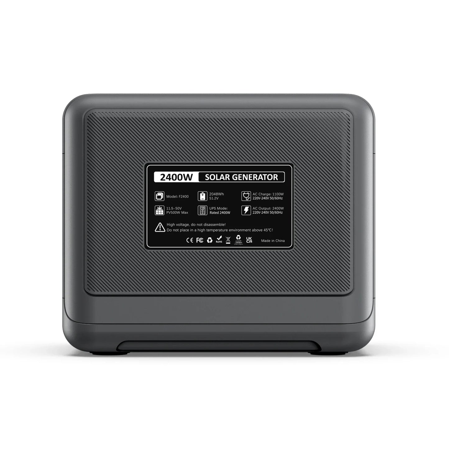 FOSSiBOT F2400 Station d'énergie portable | 2 400 W 2 048 Wh