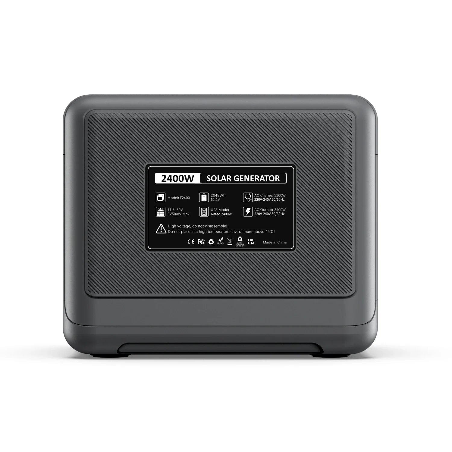 FOSSiBOT F2400 Station d'énergie portable | 2 400 W 2 048 Wh