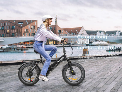 SAMEBIKE LOTDM200-II Pneus larges Vélo électrique pliable