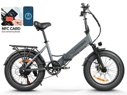 SAMEBIKE LOTDM200-II Pneus larges Vélo électrique pliable