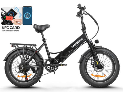 SAMEBIKE LOTDM200-II Pneus larges Vélo électrique pliable