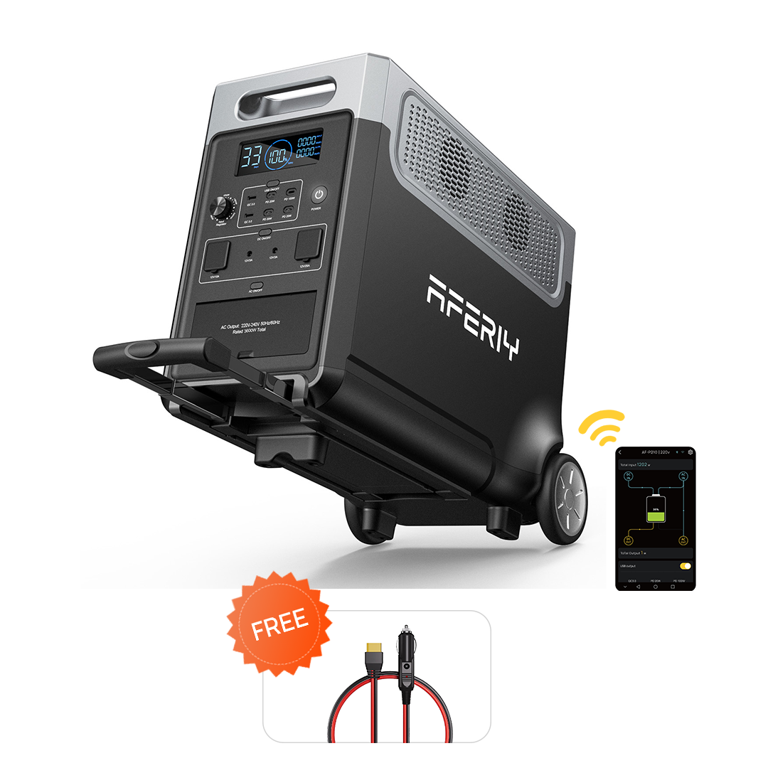 AFERIY P310 Station D'énergie Portable une Capacité D'extension | 3600W 3840Wh