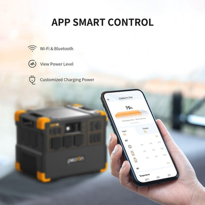 PECRON E3600LFP Expandable Portable Power Station 3600W 3072Wh