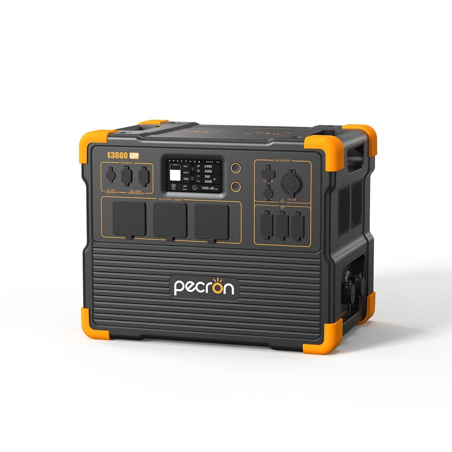 PECRON E3600LFP Expandable Portable Power Station 3600W 3072Wh