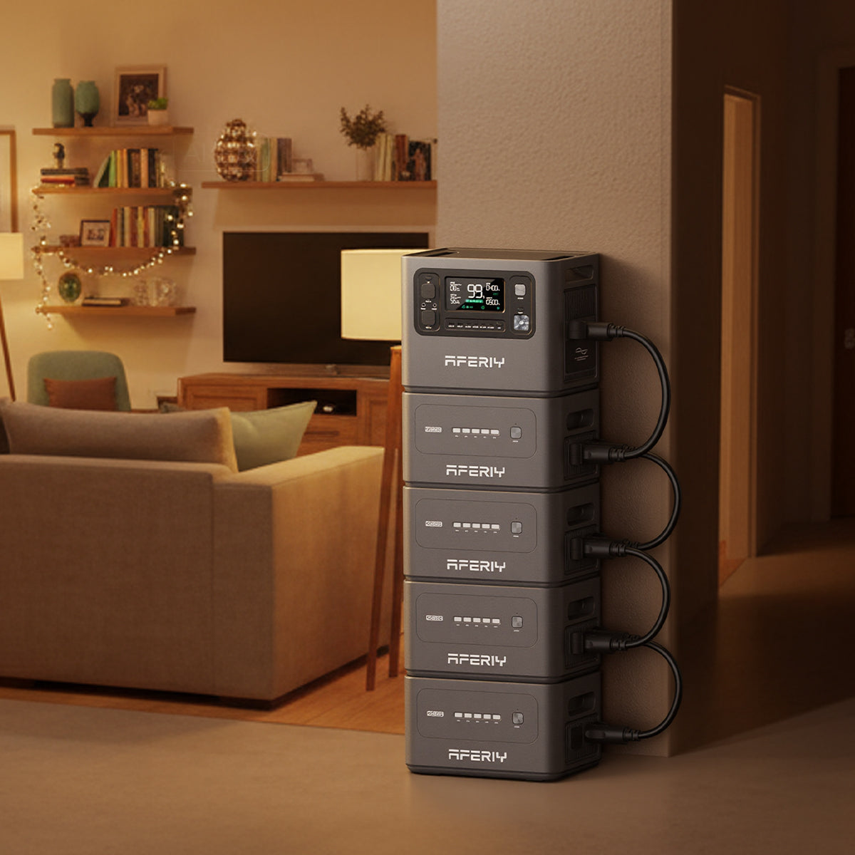 AFERIY P280 Station D'énergie Portable une Capacité D'extension | 2800W 2048Wh - 10240Wh