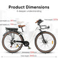 SAMEBIKE RS-A07 500W Moteur Vélo électrique Urbain