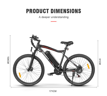 SAMEBIKE SY26-II 500W Moteur Vélo électrique Tout terrain