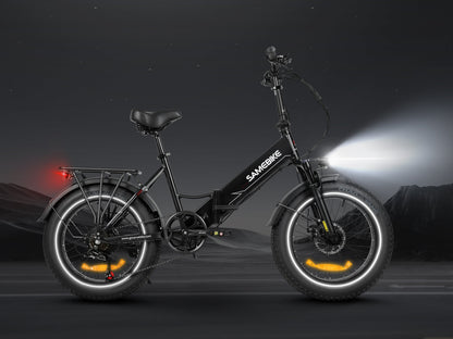 SAMEBIKE LOTDM200-II Pneus larges Vélo électrique pliable