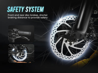 SAMEBIKE LOTDM200-II Pneus larges Vélo électrique pliable