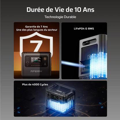 AFERIY Haven3000 P300 Station D'énergie Portable une Capacité D'extension | 3000W 2048Wh - 10240Wh