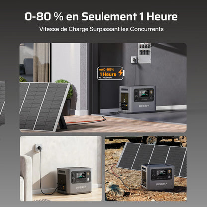 AFERIY Haven3000 P300 Station D'énergie Portable une Capacité D'extension | 3000W 2048Wh - 10240Wh