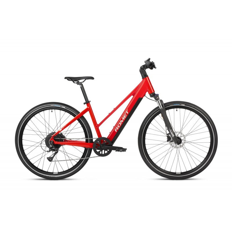 Vélo VTC Électrique 28" Femme - ROMET - E-Orkan 1.0 504