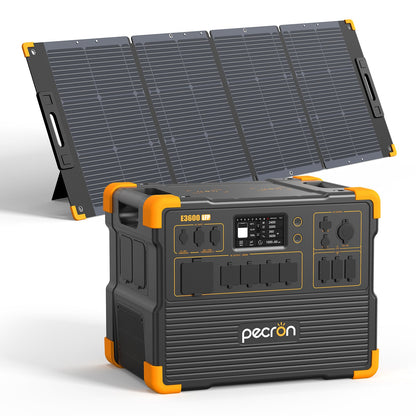 PECRON E3600LFP Expandable Portable Power Station 3600W 3072Wh