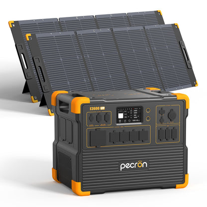 PECRON E3600LFP Expandable Portable Power Station 3600W 3072Wh