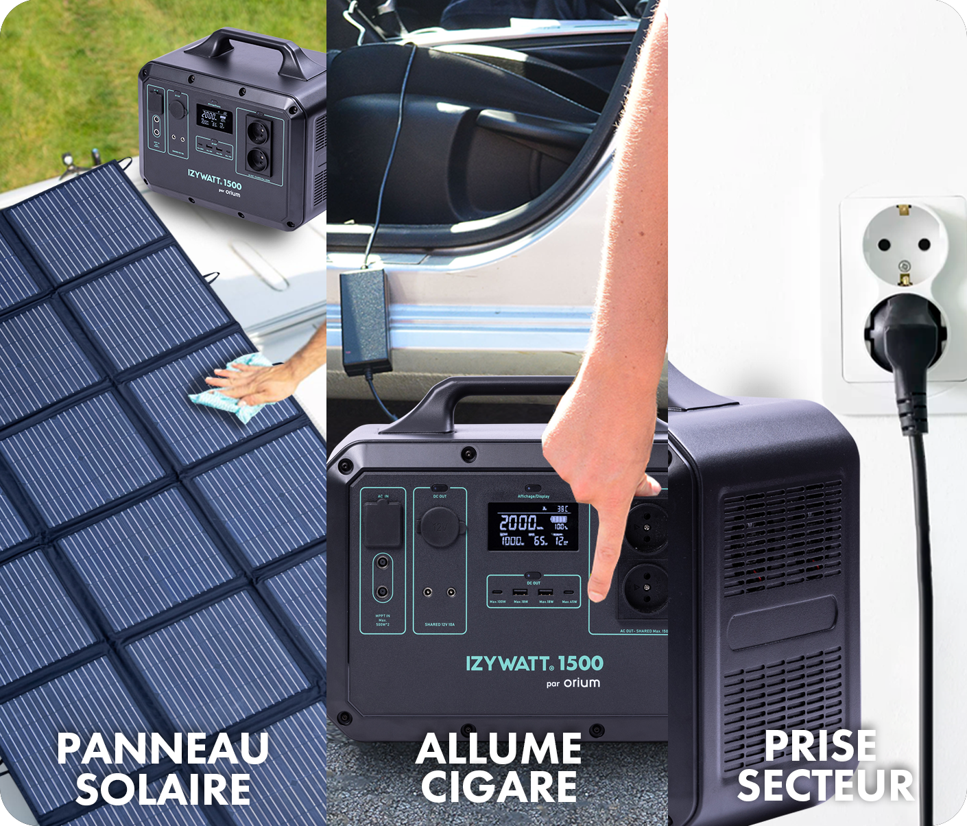 STATION ÉLECTRIQUE PORTABLE LFP IZYWATT 1500