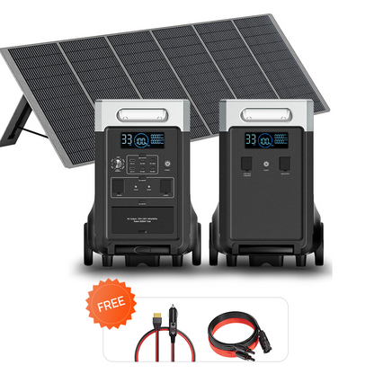 AFERIY P310 3600W Kit Générateur Solaire avec Batterie d’Extension 3840Wh