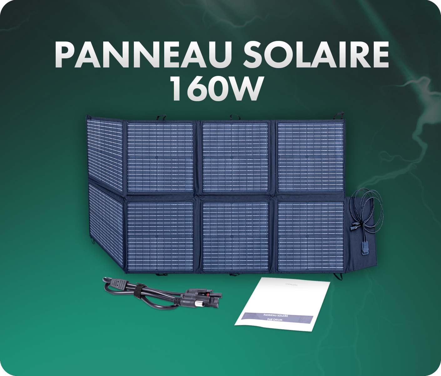 PANNEAU SOLAIRE PLIANT 160W ORIUM