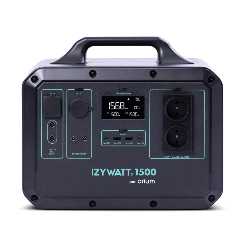 STATION ÉLECTRIQUE PORTABLE LFP IZYWATT 1500