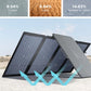 Panneau solaire portable Ecoflow double face 220w pliable