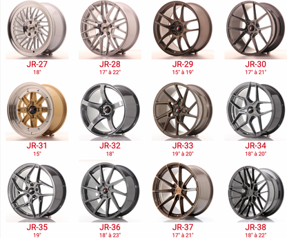 JR JAPAN RACING rims for sports vehicles / competition / Van / 4X4
