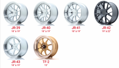 JR JAPAN RACING rims for sports vehicles / competition / Van / 4X4
