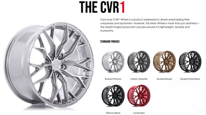 Jantes CONCAVER hybrides forgées pour véhicule sportif, supercar et SUV