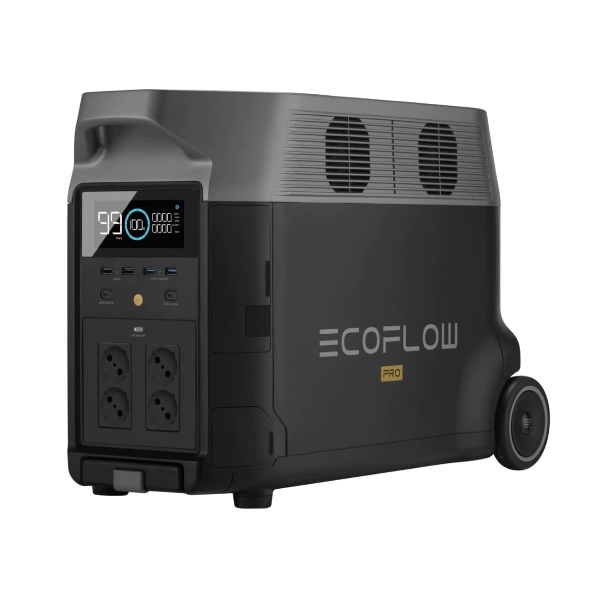 Ecoflow Delta Pro station d'énergie solaire portable Lifepo4 3600wh 3600w