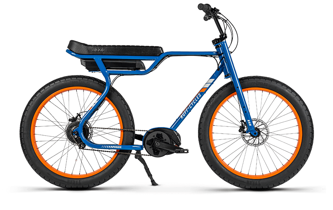 Vélo fatbike électrique RUFF BIGGIE PAPOSO BLUE