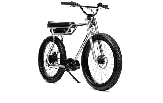 Vélo fatbike électrique RUFF BIGGIE Delirium Silver