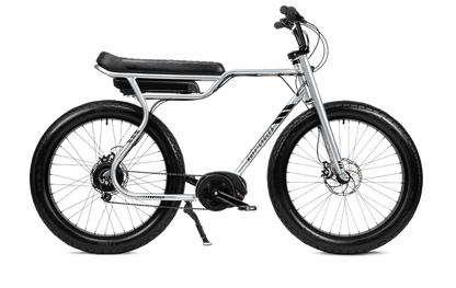 Vélo fatbike électrique RUFF BIGGIE Delirium Silver