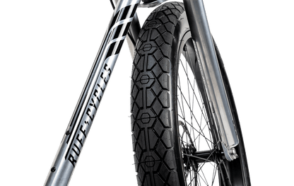 Vélo fatbike électrique RUFF BIGGIE Delirium Silver