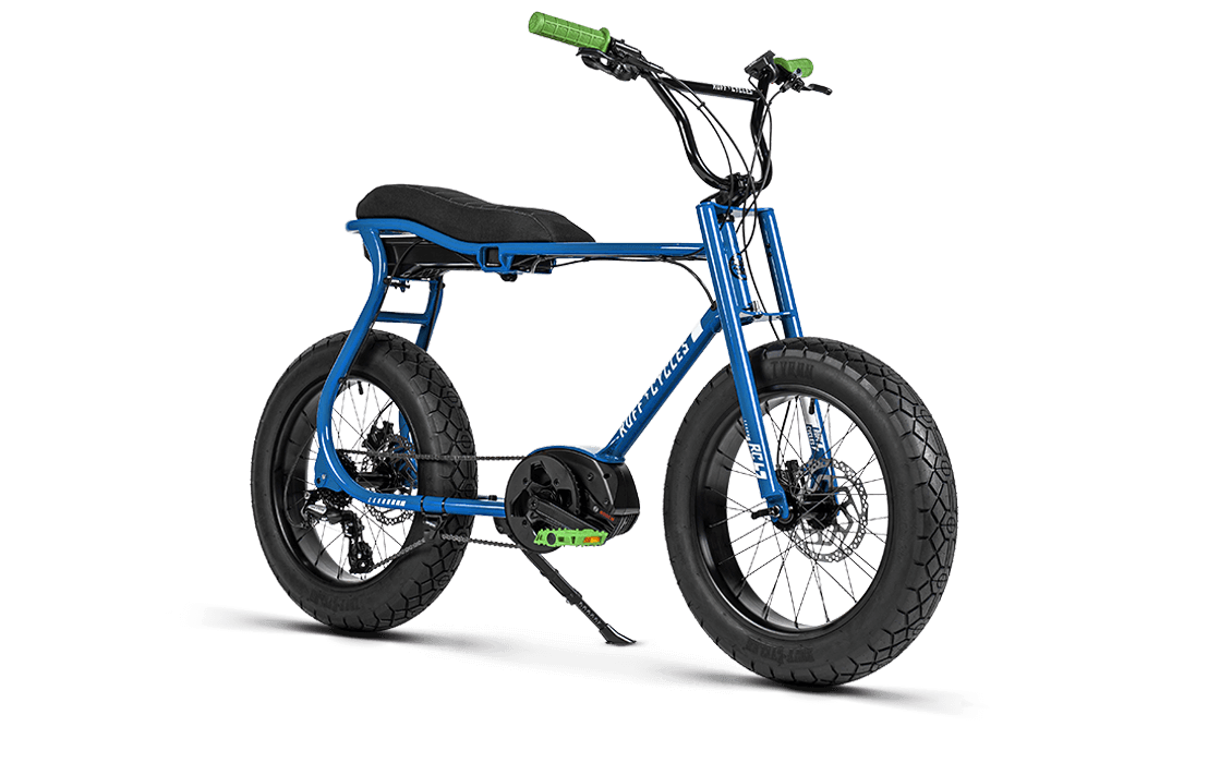 Vélo électrique RUFF CYCLE LIL'BUDDY BOSH CX 500Wh BLEU/VERT