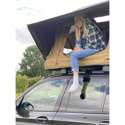 TENTE DE TOIT VICKYWOOD SMALL WILLOW 140 - CAMEL ET NOIR